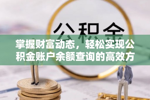 夏河掌握财富动态，轻松实现公积金账户余额查询的高效方法