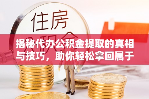 夏河揭秘代办公积金提取的真相与技巧，助你轻松拿回属于你的钱