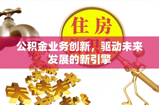 夏河公积金业务创新，驱动未来发展的新引擎
