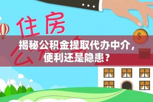 夏河揭秘公积金提取代办中介，便利还是隐患？