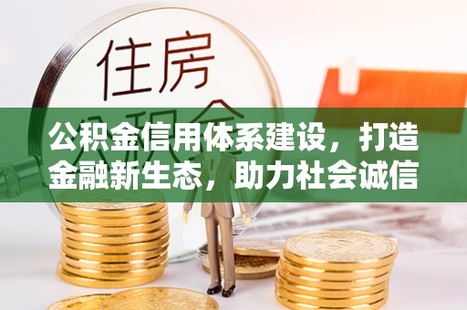 夏河公积金信用体系建设，打造金融新生态，助力社会诚信发展