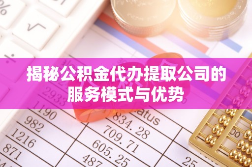 夏河揭秘公积金代办提取公司的服务模式与优势