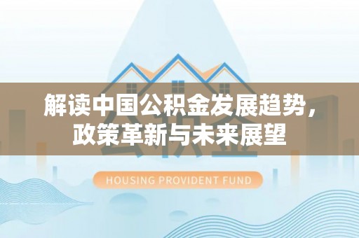 夏河解读中国公积金发展趋势，政策革新与未来展望