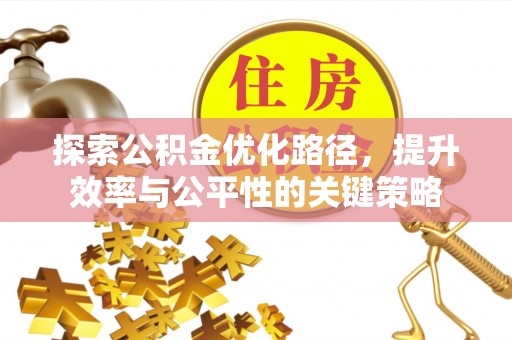 夏河探索公积金优化路径，提升效率与公平性的关键策略
