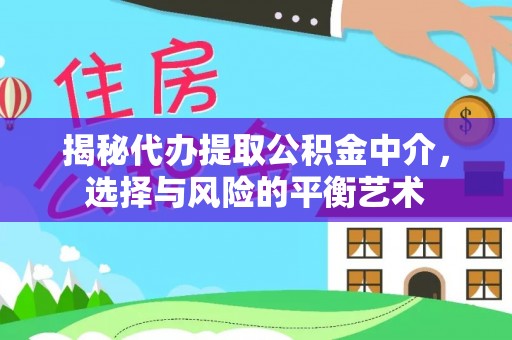 夏河揭秘代办提取公积金中介，选择与风险的平衡艺术
