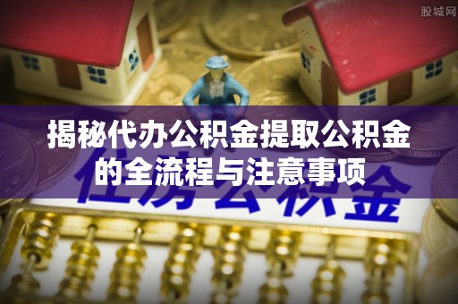 夏河揭秘代办公积金提取公积金的全流程与注意事项