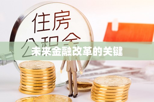 夏河未来金融改革的关键