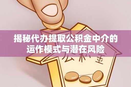 夏河揭秘代办提取公积金中介的运作模式与潜在风险