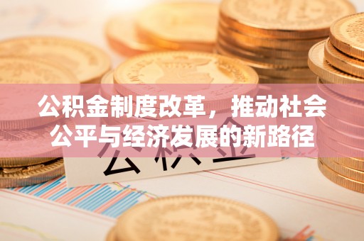 夏河公积金制度改革，推动社会公平与经济发展的新路径