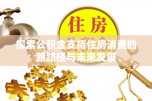夏河探索公积金支持住房消费的新路径与未来发展