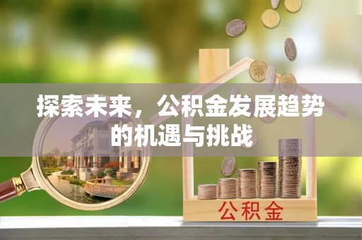 夏河探索未来，公积金发展趋势的机遇与挑战