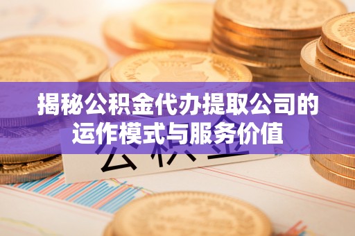夏河揭秘公积金代办提取公司的运作模式与服务价值