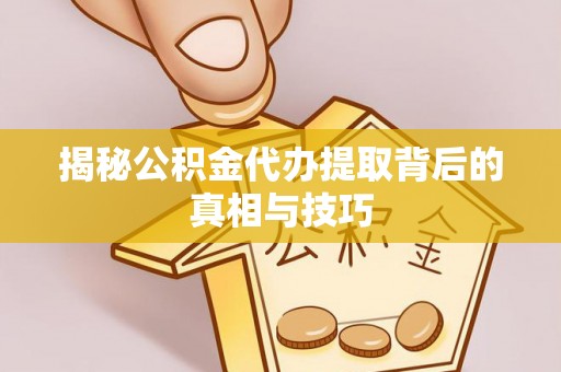 夏河揭秘公积金代办提取背后的真相与技巧