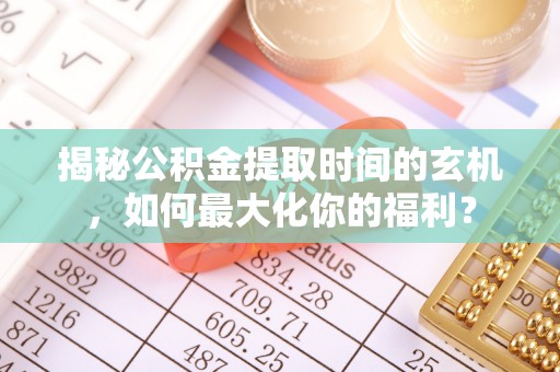 夏河揭秘公积金提取时间的玄机，如何最大化你的福利？