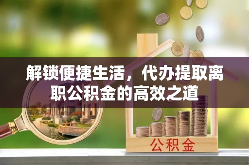 夏河解锁便捷生活，代办提取离职公积金的高效之道
